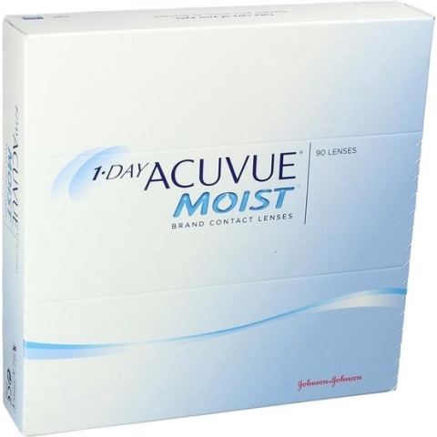 -9,00  - 1-DAY ACUVUE MOIST   -  90 pack  -  Daglenzen   -  Contactlenzen