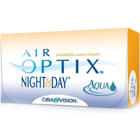 -3.50 - Air Optix® Night & Day® - 6 pack - Maandlenzen - BC 8.60 - Contactlenzen