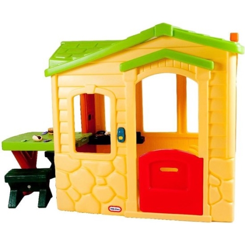 Little Tikes Speelhuis Picknick Natural - Geel/Groen