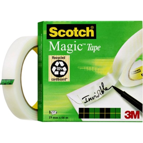 Plakband Scotch Magic 810 19mmx66m onzichtbaar mat - 12 stuks - 12 stuks