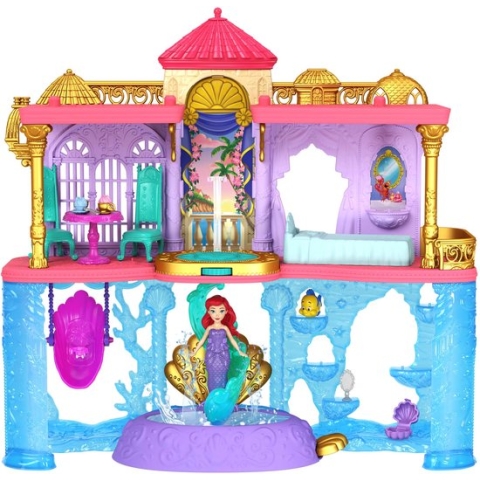 Disney Prinses Ariels Land- en Zeekasteel - Poppenkasteel