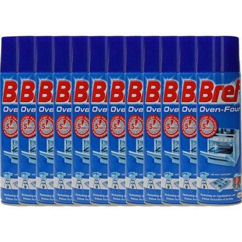 Bref Ovenreiniger Spray - Krachtige formule - 12 x 450 ml
