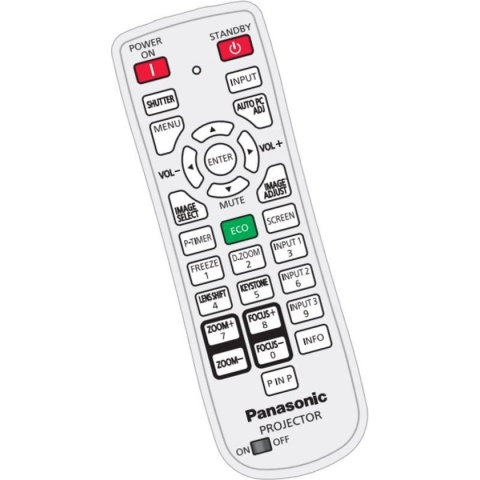 PANASONIC PT-EZ570EL Afstandsbediening, Artikelcode 6451055569 / N2QAYA000041