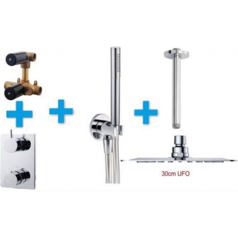 Sanifun Inbouw thermostaat set Trygg 300