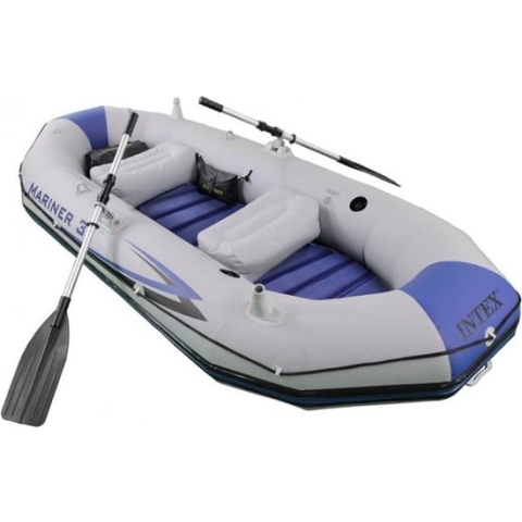 Intex Opblaasboot Mariner 3 Personen 297 X 127 X 46 Cm Grijs