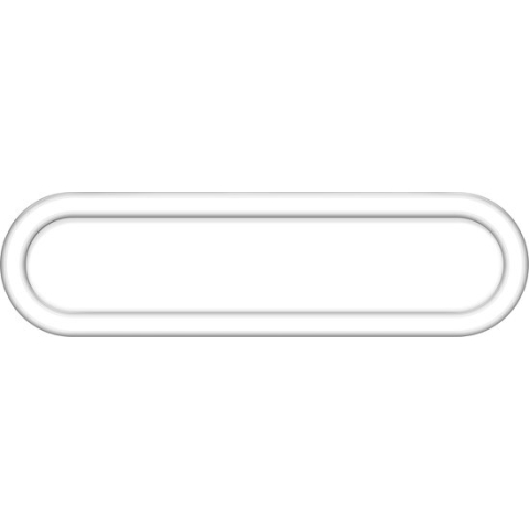 ETH Lois led plaf ovaal 3 step dimming 2700k 22w ip44 wit 60cm + mem. 1577L