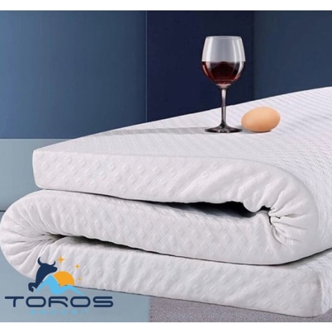 Toros Bedden 180x200 Topmatras - 9cm dik - HR 45 Premium Bamboe Deluxe - Afritsbaar en wasbaar - Topper Matras Topdek - Climate Motion Control