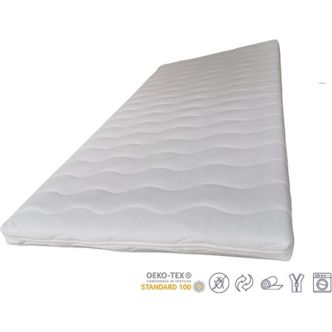 Topdekmatras - Topper - Comfortschuim SG40 - Op Maat - 90x200 - 8 cm