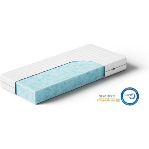 Akkon® Koudschuim HR50 Matras 130x220 - 15 cm dik | Hybrid foam - Kwaliteitsmatras