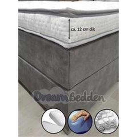 Splittopper Micropocketvering 160x210 HR55 schuim ca. 12 cm dik Medium.