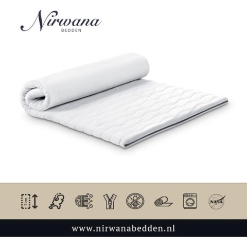 Topdekmatras - Topper 80x220 - Koudschuim HR50 7 cm dik