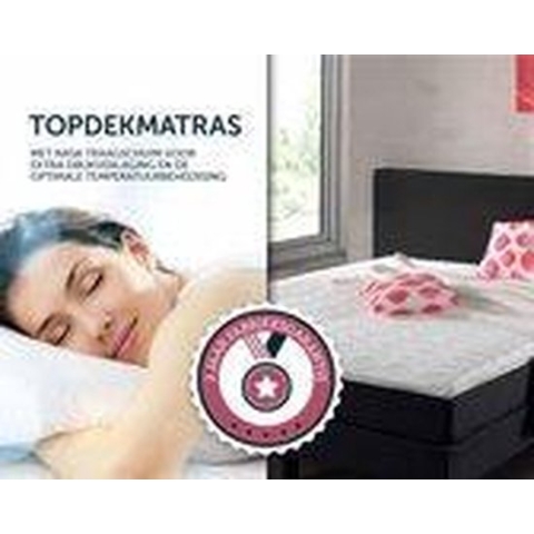 150x190 Topdekmatras - Topper NASA-VISCO - Traagschuim - 7 CM
