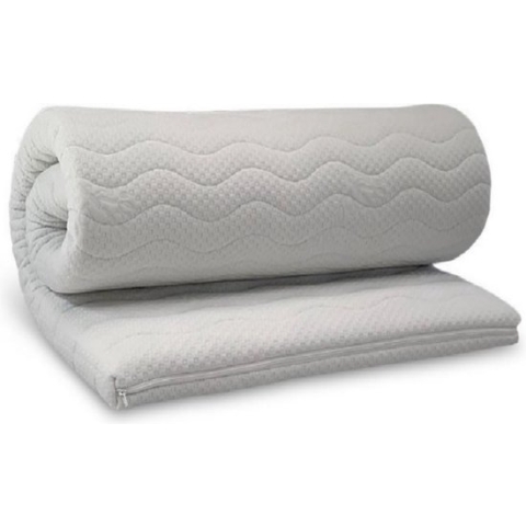 Topdekmatras - Topper - Koudschuim HR50 - Bamboo - Op Maat - 180x115 - 8 cm