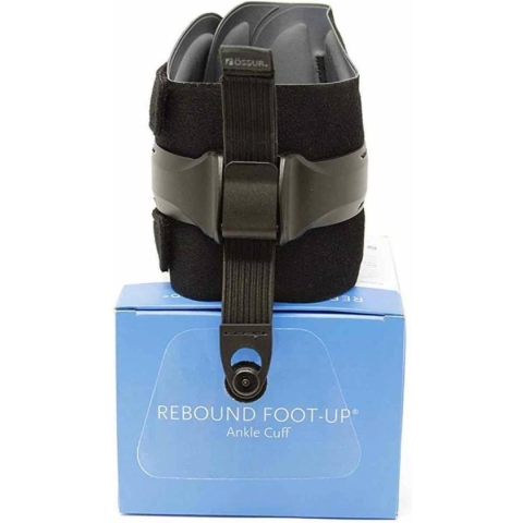 Össur Rebound Foot-Up Klapvoetbrace - S/M - Universeel - Zwart