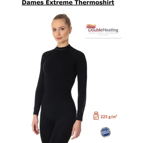 Brubeck Thermoshirt Dames EXTREME - Zwart XL
