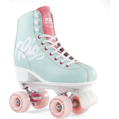Rio Roller Script rolschaatsen - teal / coral - maat 35.5