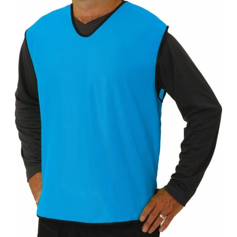 10 x Pirotti mesh trainingsovergooier / hesje - baby blue - maat: S