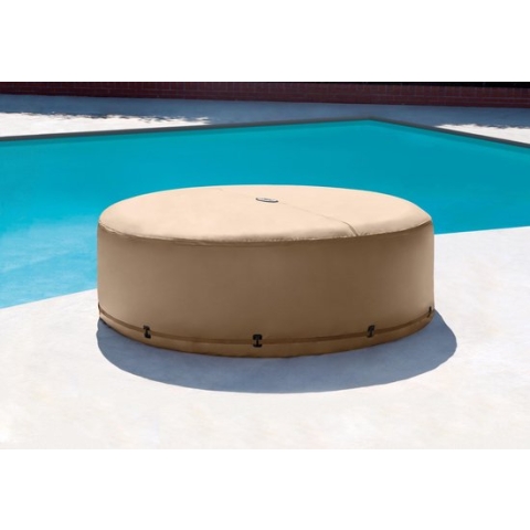 Intex PureSpa Energy Saving – 4 personen - Opblaasbare spa – Beige