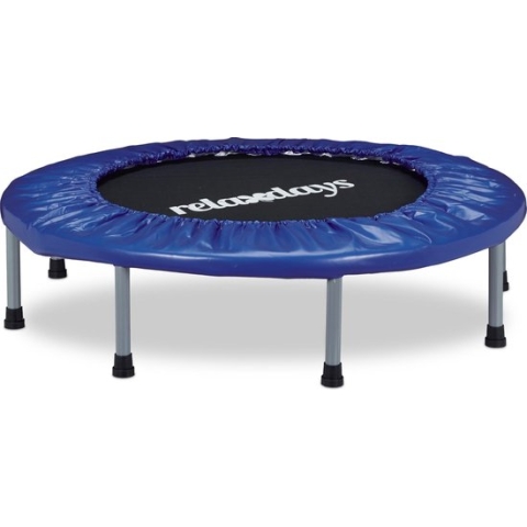 relaxdays - opvouwbare trampoline - fitness - indoor - fitnesstrampoline - 95 cm