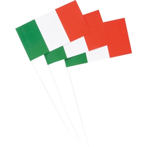 Vlaggetjes Italië van papier 500 stuks