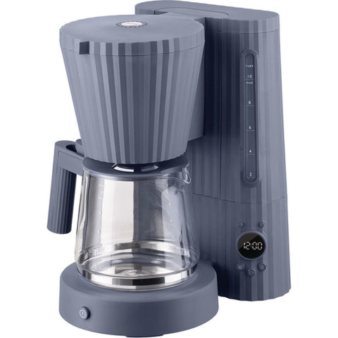 Alessi Plissé Elektrisch-Koffiezetapparaat-voor-Filterkoffie-Grijs