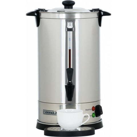 Casselin Percolator | dubbelwandig | Non-drip Tapkraan | Ø210mm | 9 Liter