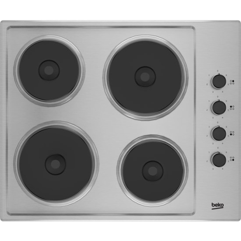 Beko HIGE64100X - inbouw elektrische kookplaat