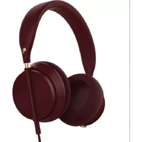 Crown Plugged Over-ear Hoofdtelefoon wine/Rood- Bedrade Koptelefoon- Headset