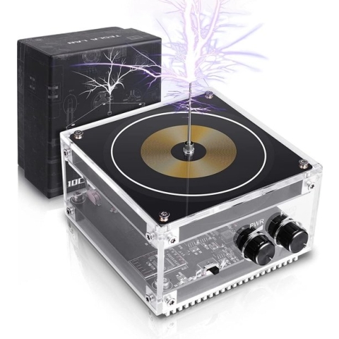 Tesla Coil - Tesla Coil Music - Tesla Coil Speaker - Muziek Speaker - Bluetooth - Verstelbare Bliksem - Elektrische Speaker