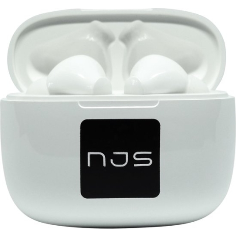 NJS Earbuds Pro - BS09 - Oortjes Draadloos - Earbuds Wireless - Bluetooth Oordopjes - USB C - Wit