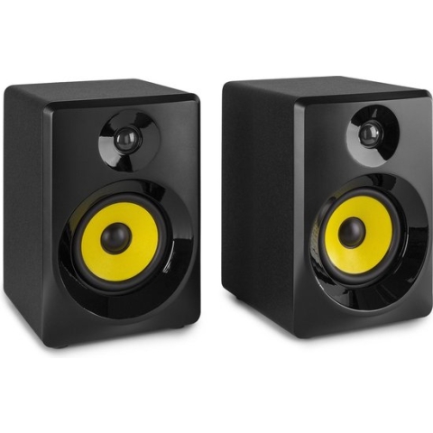 Monitor Speakers voor PC - Vonyx SMN30B - Active DJ Speakerset - 60 Watt Vermogen - Zwart