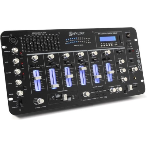 Vonyx STM-3007 6-Kanaals Mixer SD/USB/MP3/LED/Bluetooth 19 inch