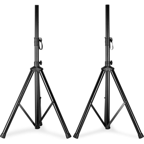 Ibiza Sound SS01B Set van 2 x Standaard Speakerstatief in Draagtas