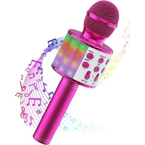 kinder microfoon / microfoon voor kinderen, speelgoed voor jongens en meisjes vanaf 4 jaar, thuis, feest, karaoke, dynamische microfoons