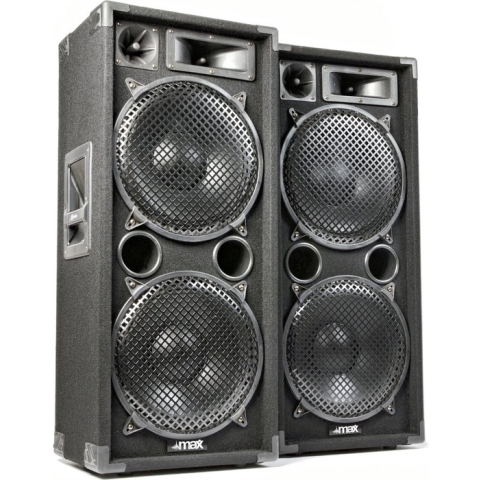 SkyTec MAX212 disco speakerset 2x 12 2800W
