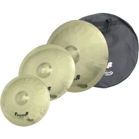 Orion Cymbals TW90 cymbal set - Bekkenset 14 hihat, 16 crash, 20 ride incl. draagtas