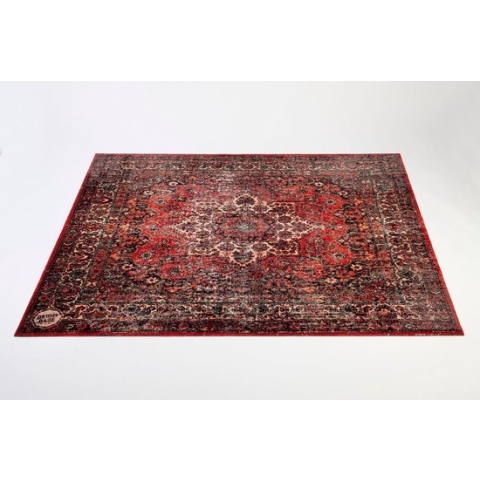 DRUMnBASE vintage persian 185x160cm original red - Drumtapijt, kleur: origineel rood - Rood