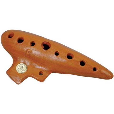 Ocarina Schwarz OC-15-F Keramisch //