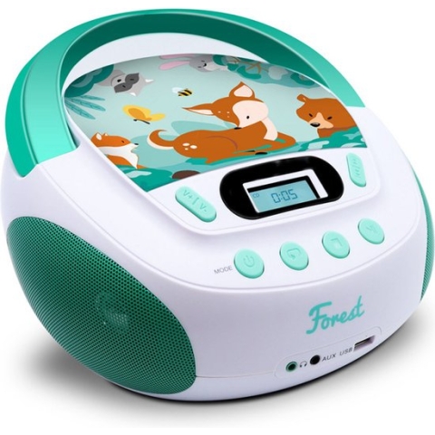Metronic Kinder CD-speler - Bos - Lichtgroen