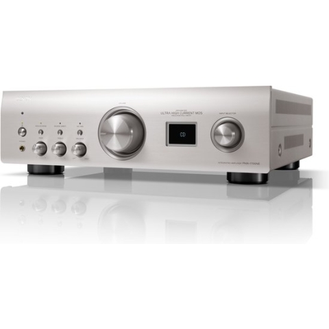 Denon - PMA-1700NE - Amplifier met USB-DAC, 70 Watt per Kanaal, een MM/MC-Phono-equalizer en een UHC Single-Push-Pull-Versterkerschakeling - Zilver
