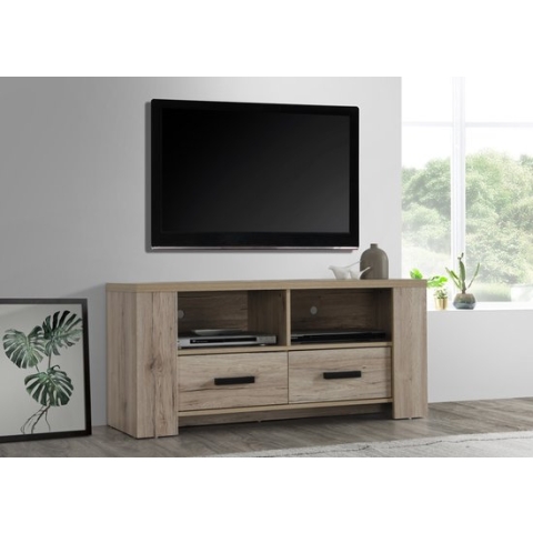 tv meubel chicago- lichtbruin- hout- rechthoek- zetelsenbedden
