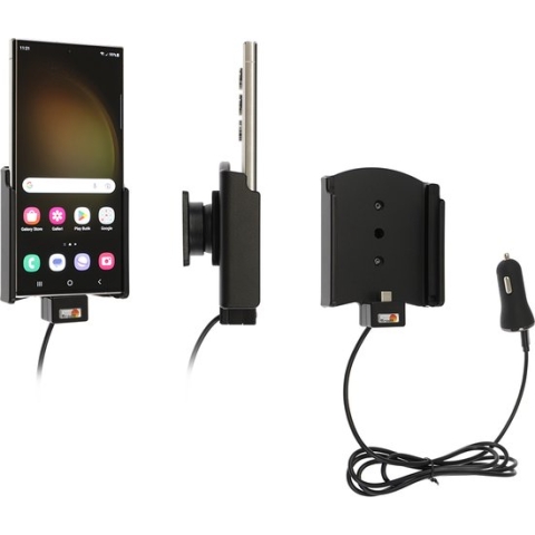 Brodit houder/lader Samsung Galaxy S23 Ultra USB sig.plug