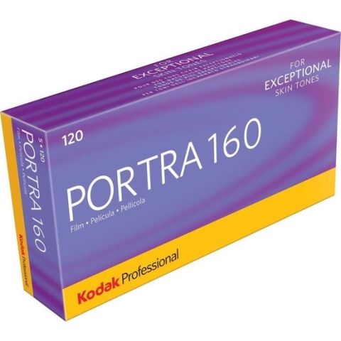 Kodak Portra 160 ISO rolfilm 5-pak