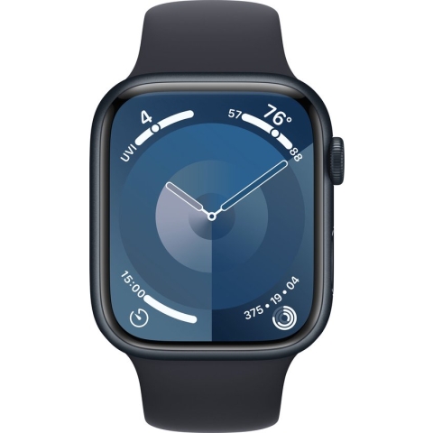Apple Watch Series 9 - 45mm - Midnight Aluminium Case with Midnight Sport Band - M/L