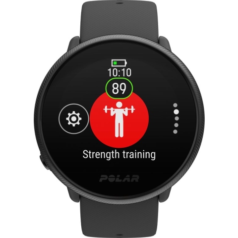 Polar Ignite 2 Smartwatch Sportwatch Activity Tracker Black/Pearl S-L