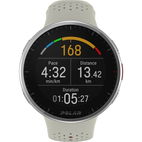 Polar Pacer Pro - Geavanceerd GPS Hardloophorloge - Snow White - Maten S-L