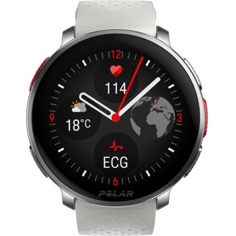 Polar VANTAGE V3 Sport Smartwatch met GPS Zilver/Abrikoos