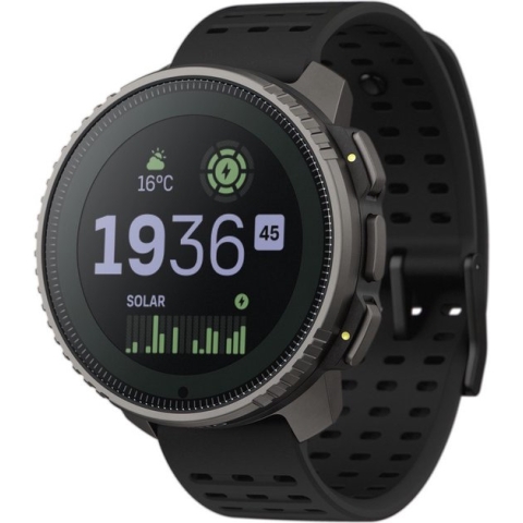 GPS-sporthorloge - ALTIMETER - SUUNTO - VERTICAL TITANIUM SOLAR BLACK Schermdiameter 49 mm
