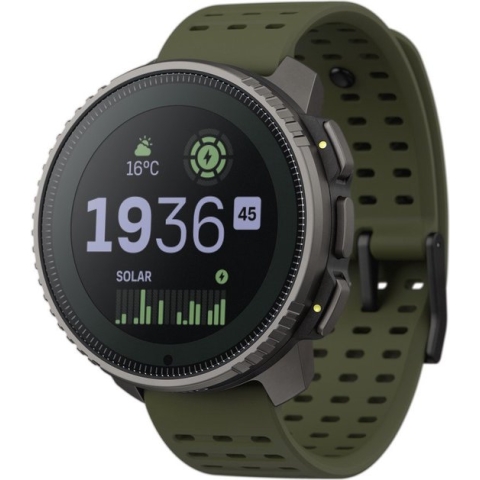 GPS-sporthorloge - ALTIMETER - SUUNTO - VERTICAL TITANIUM SOLAR FOREST Schermdiameter 49 mm
