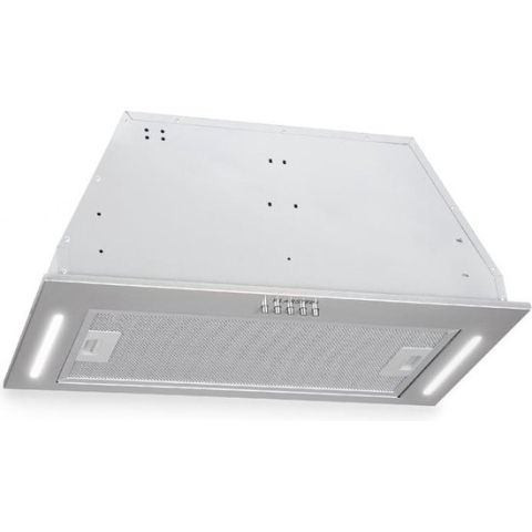Down Under afzuigkap inbouw 60cm afvoer: 590 m³/h led rvs